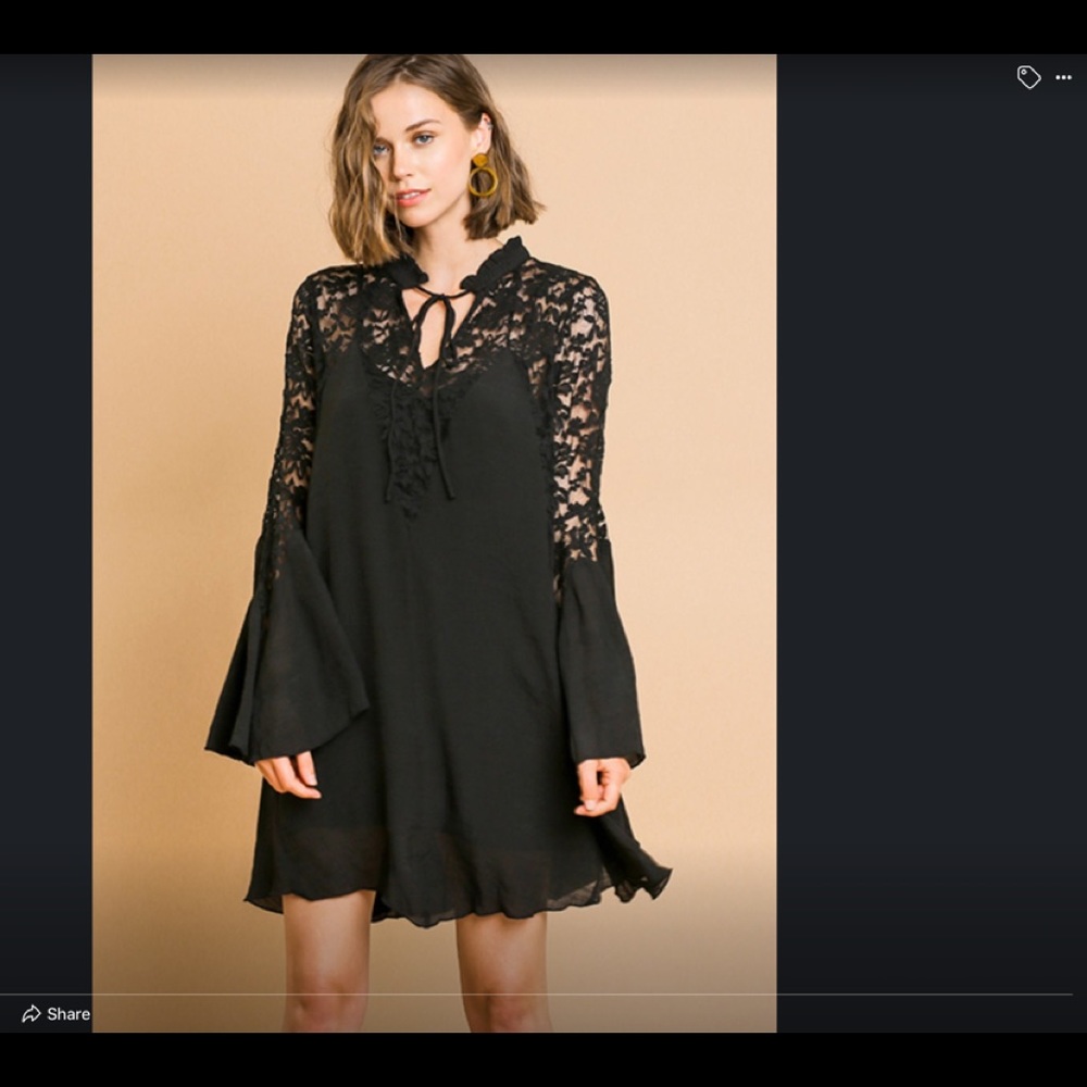 Umgee Lace Swing Dress